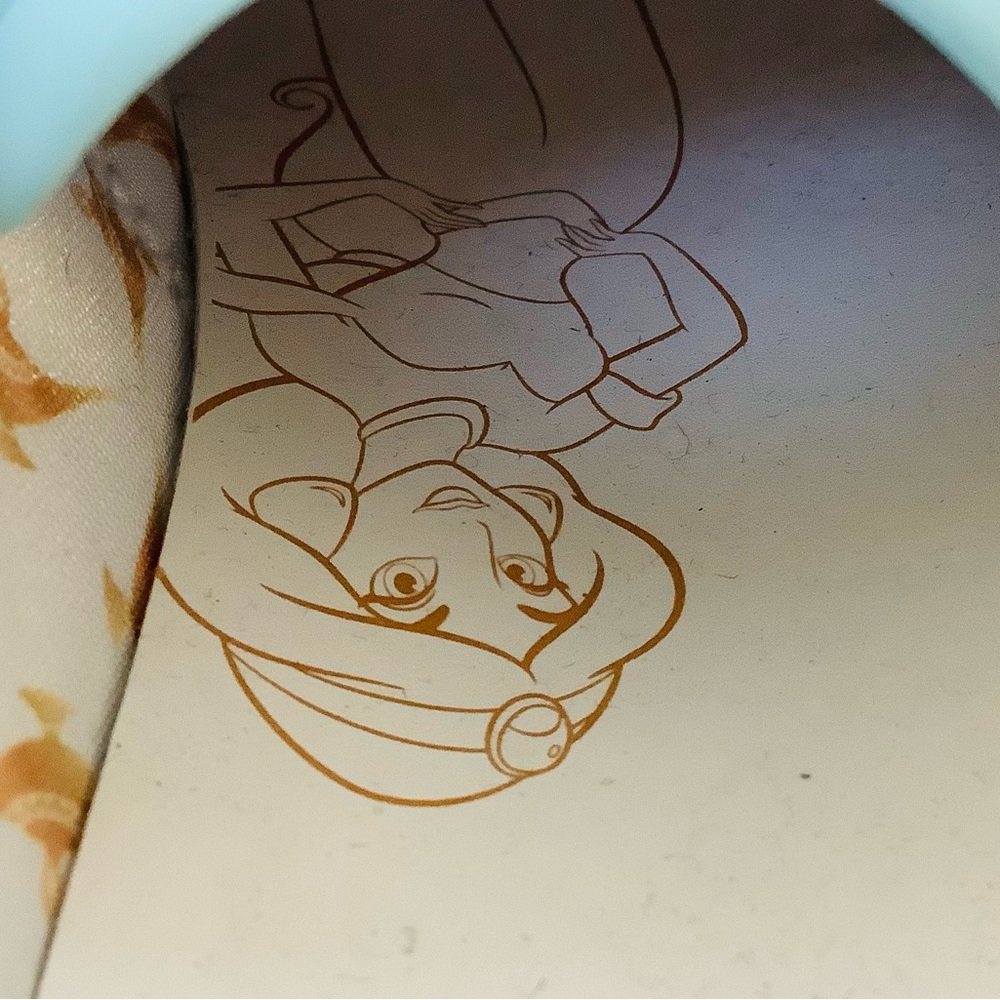 Aldo Shoes | Aldo X Disney Jasmine Sneakers 7 Gold/White Size 7 - Picture 8 of 8
